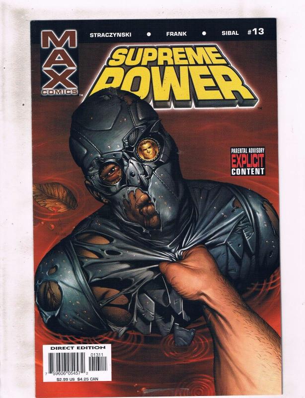 Lot Of 9 Supreme Power Marvel MAX Comic Books # 8 9 11 12 13 16 17 18 N-Hawk RC6