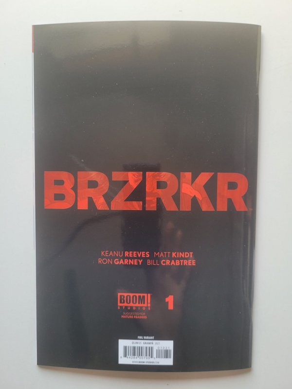 BRZRKR #1 Foil Grampa F Variant (2021)