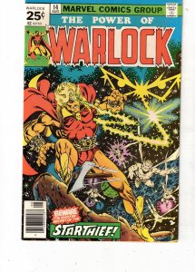 Warlock #14 (1976) 1st Star Thief! Jim Starlin art! NM- Wow!