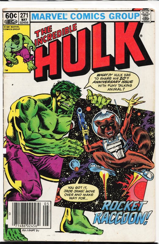 The Incredible Hulk #271 Newsstand Edition (1982) Hulk [Key Issue]