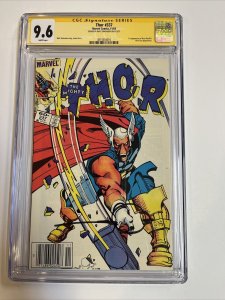 Thor (1983) # 337 (CGC 9.6 SS WP) 1st App Beta Ray Bill | Signed Walt Simonson