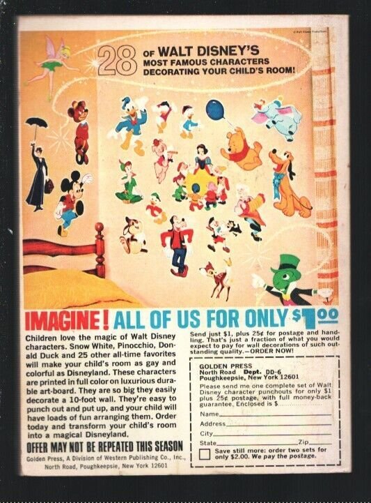 Walt Disney Comics Digest #22 1970-Uncle scrooge-Donald Duck-Dumbo-Goofy-Comi... 