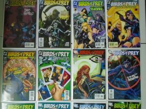 Birds of Prey lot from:#2-115 + Specials, 81 Different, 8.0 VF (1999-2006)