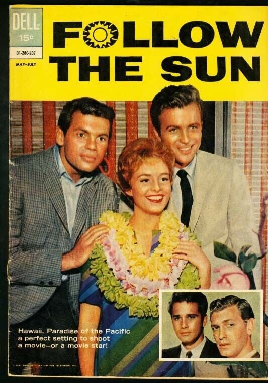 FOLLOW THE SUN #1-DELL-1962-PHOTO COVER VG