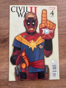 Civil War 2 # 4 NM 1st Print Variant Cover Marvel Comic Book Deadpool 4 J274