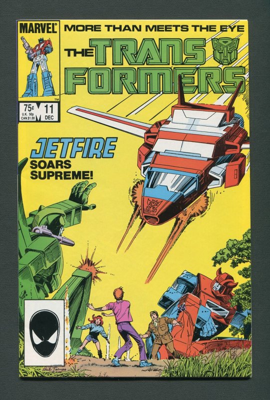 Transformers #11 / 8.0 VFN  December 1985