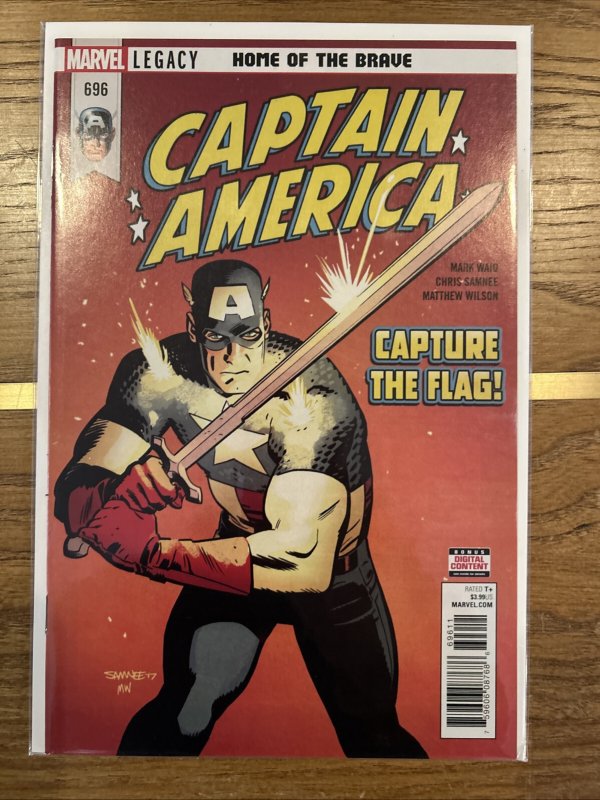Captain America #695-700 LOT Samnee & Waid Marvel High Grade First Print