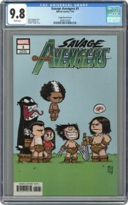 Savage Avengers #1 Marvel 2019 CGC 9.8 Skottie Young Variant Top Census Grade