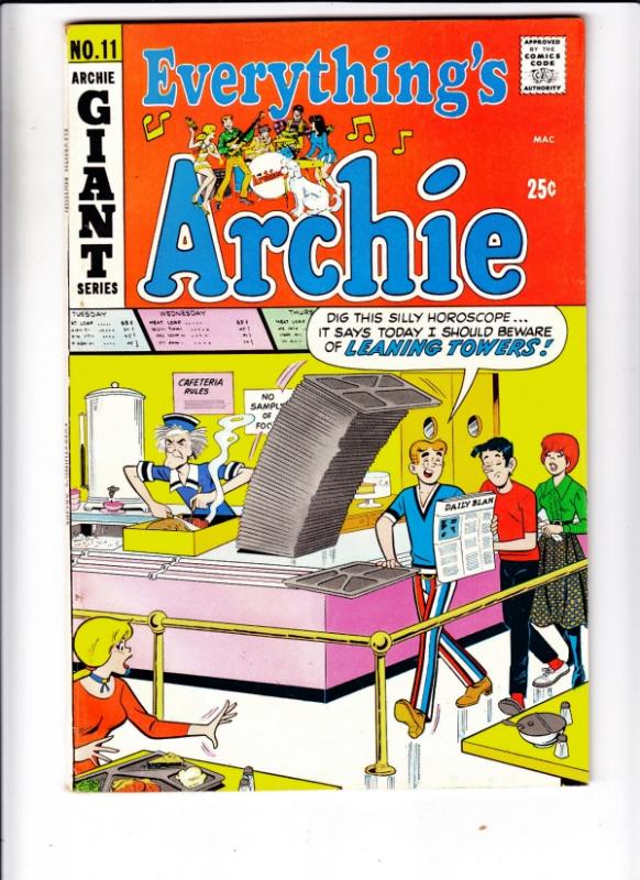 Everything's Archie #11 (Dec-70) FN/VF Mid-High-Grade Archie, Betty, Veronica...