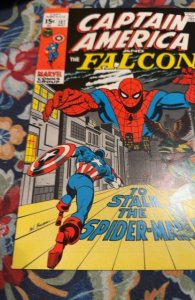 Captain America #137 (1971)guest starring Spider-Man vf grade