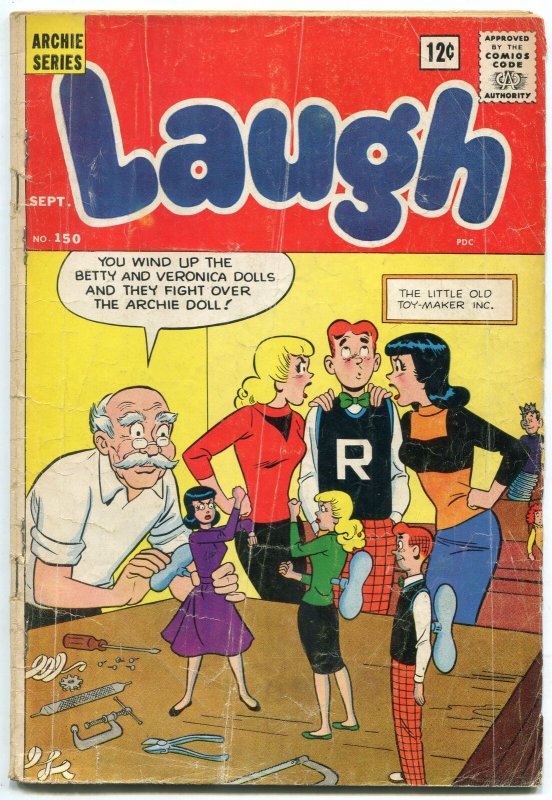 Laugh Comics #150 1963- Archie- Betty- Veronica FAIR