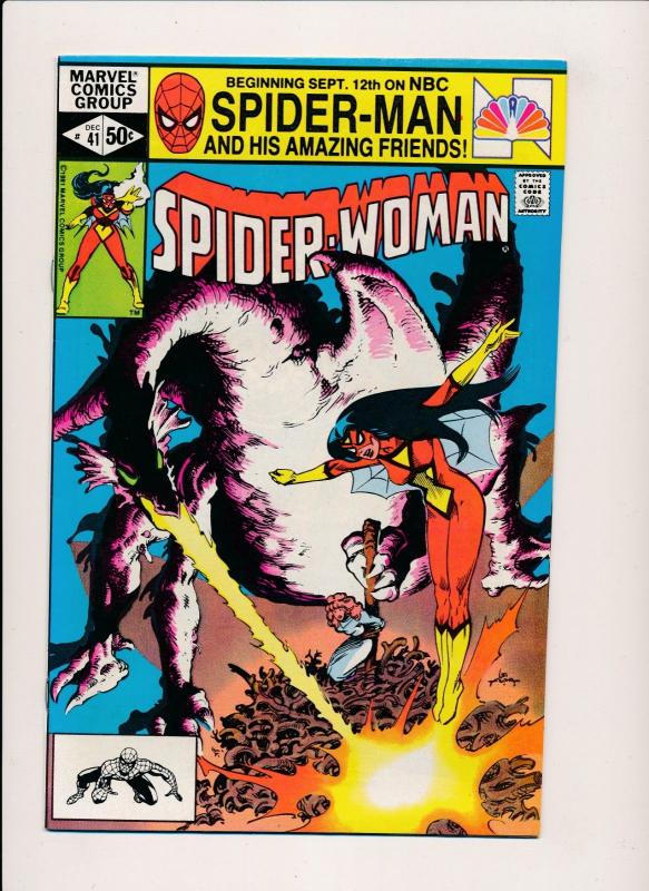 Marvel Comics SPIDER-WOMAN #41 1981 FN/VF (HX885) 