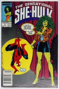 The Sensational She-Hulk #3 Newsstand Edition (1989)