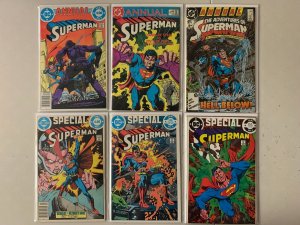Superman/Adventures of Superman lot #371-440 + 3 ann + 3 spec 46 diff (1982-88)