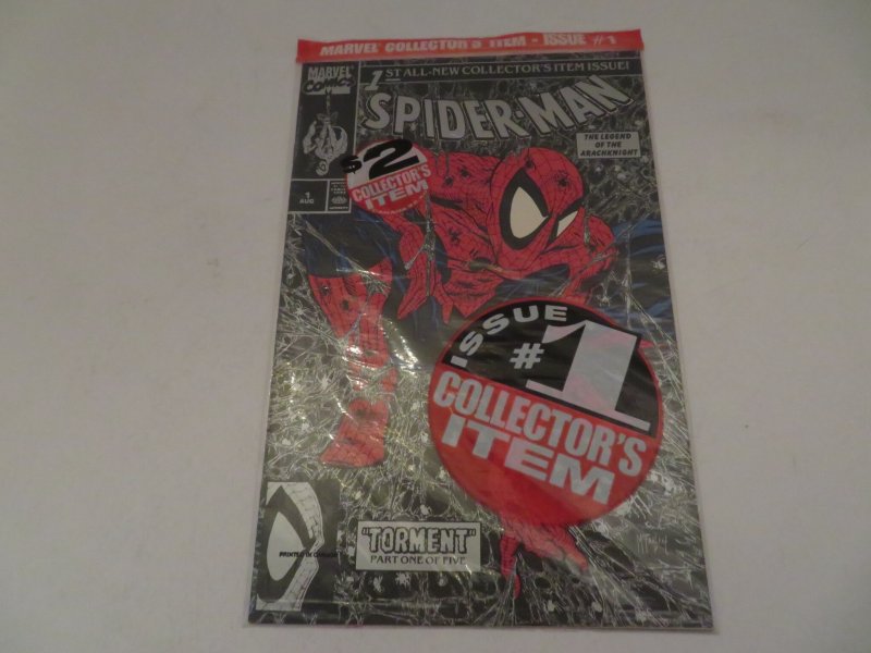 Spider-Man #1 Collector Item (1990)Sealed Comic Book NM- 9.2