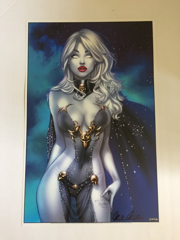 Lady Death Majestic Celestial Edition Art by EBas 11'' x 17' P...