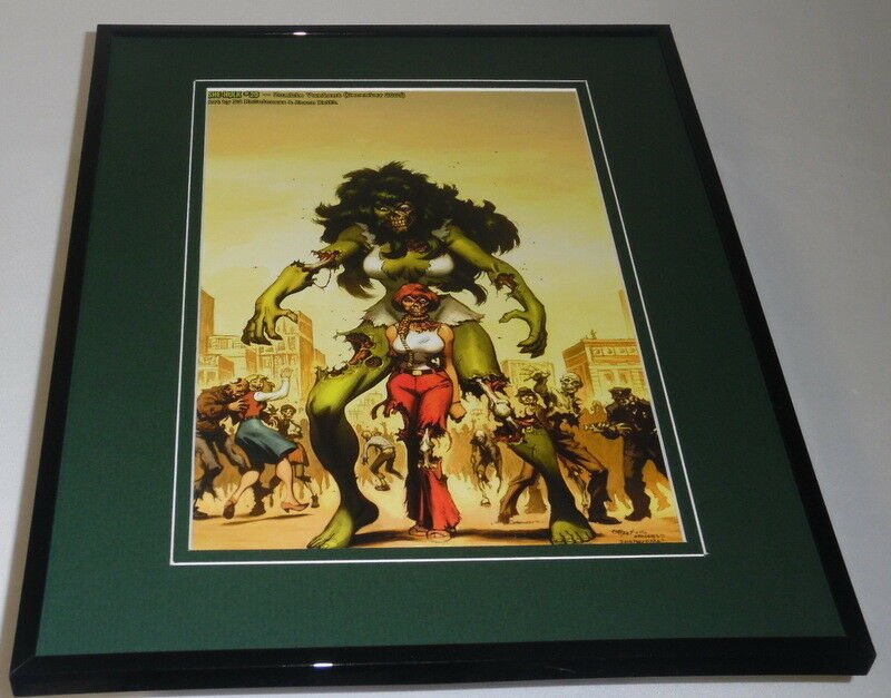 She Hulk Marvel Zombies #20 Framed 11x14 Poster Display 