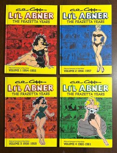 Li'l Abner The Frazetta Years HC Lot Complete Set Vol 1-4
