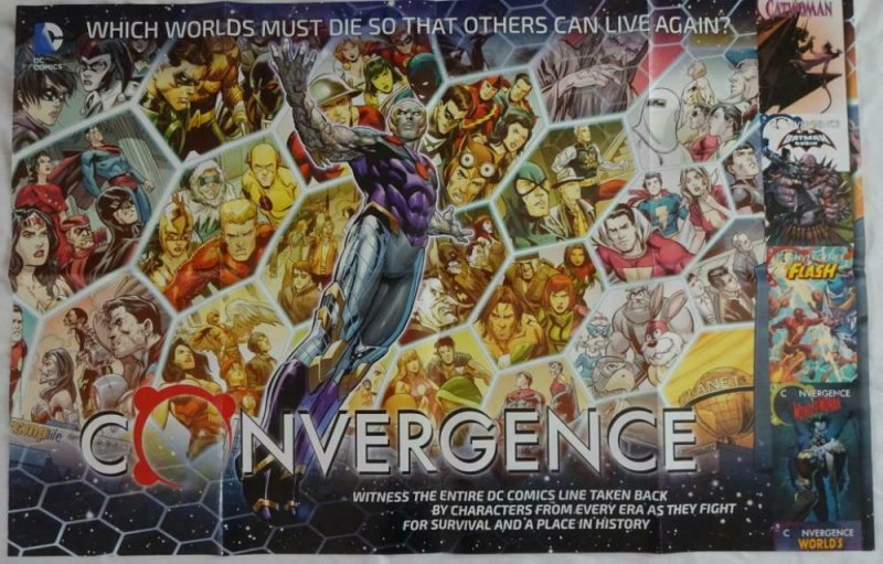 CONVERGENCE Promo Poster , 22 x 34, 2015 ,DC,  Unused more in our store 106