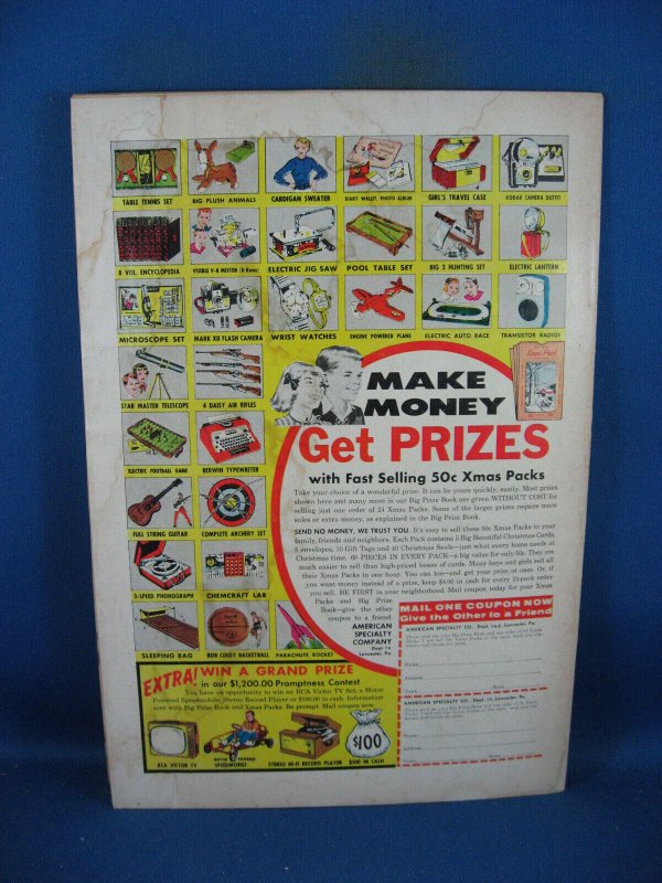 RIP HUNTER TIME MASTER 5 VG+ DC 1961