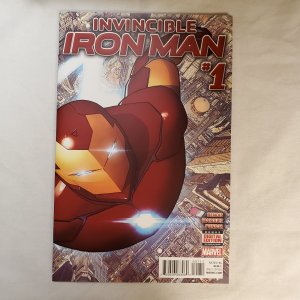 Invincible Iron Man 1  Very Fine/Near Mint Cover by David Marquez