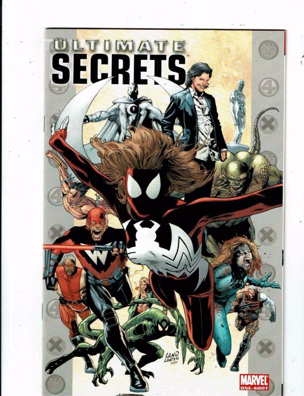 Lot Of 7 Marvel Ultimate Comic Books Power #1 2 3 Secrets #1 Vision #0 1 2 J238