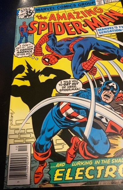 The Amazing Spider-Man #187 Regular Edition (1978captain America electro)