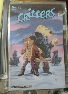 CRITTERS # 17 1987  FANTAGRAPHICS BOOKS FUNNY ANIMAL ANTHROMORPHIC