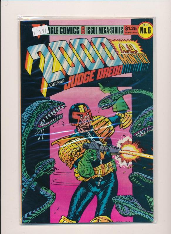 Eagle Comics 2000 A.D. ft JUDGE DREDD MEGA SERIES #1-6  VF/NM (PF252)