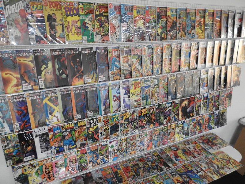 Huge Lot 150+ Comics W/ Spider-man, Hulk, Marvel 2-in-1+ Avg VF- Condition!!