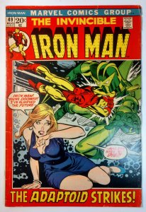 Iron Man #49 (2.5, 1972) Back Top Ripped