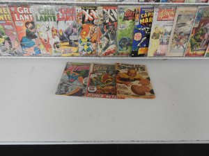 Huge Lot 120+ Silver/Bronze Comics W/ Green Lantern, Aquaman, +More! See desc