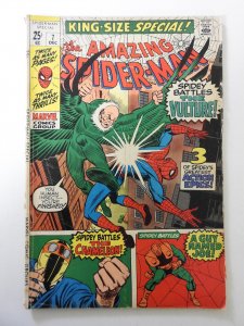The Amazing Spider-Man Annual #7 (1970) GD Condition see description