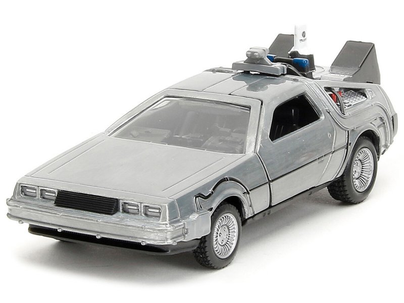 Back to the Future Delorean Set of 3 pieces Hollywood Rides