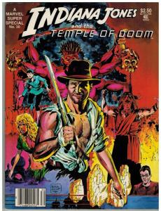 MARVEL SUPER SPECIAL 30 VF-  INDIANA JONES & TEMPLE OF