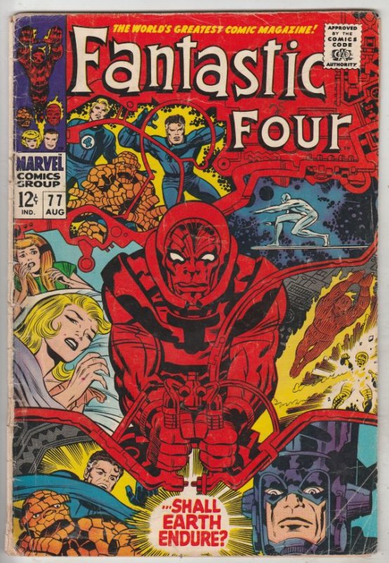 Fantastic Four #77 (Aug-68) GD Affordable-Grade Fantastic Four, Mr. Fantastic...