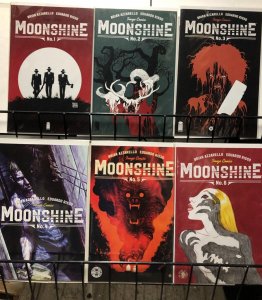 MOONSHINE #1,2-3a,4-5b, 6c (2016-2017) Azzarello Risso VF+/NM bagged/boarded