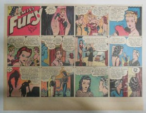 Miss Fury Sunday #219 by Tarpe Mills 6/17/1945 Size: 11 x 15  Very Rare Year #5