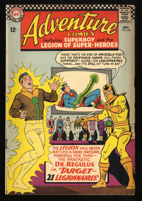 Adventure Comics #348 VG- 3.5 DC Superman