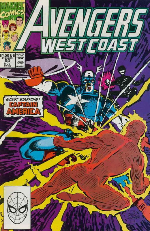 Avengers West Coast #64 FN; Marvel | save on shipping - details inside