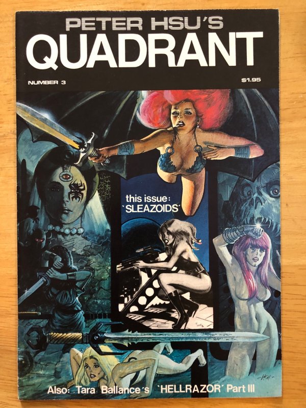 Quadrant #3 (1983) Signed Peter Hsu Hellrazor HTF Self Published