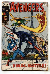 Avengers #71--comic book--1969--1st Invaders--Marvel