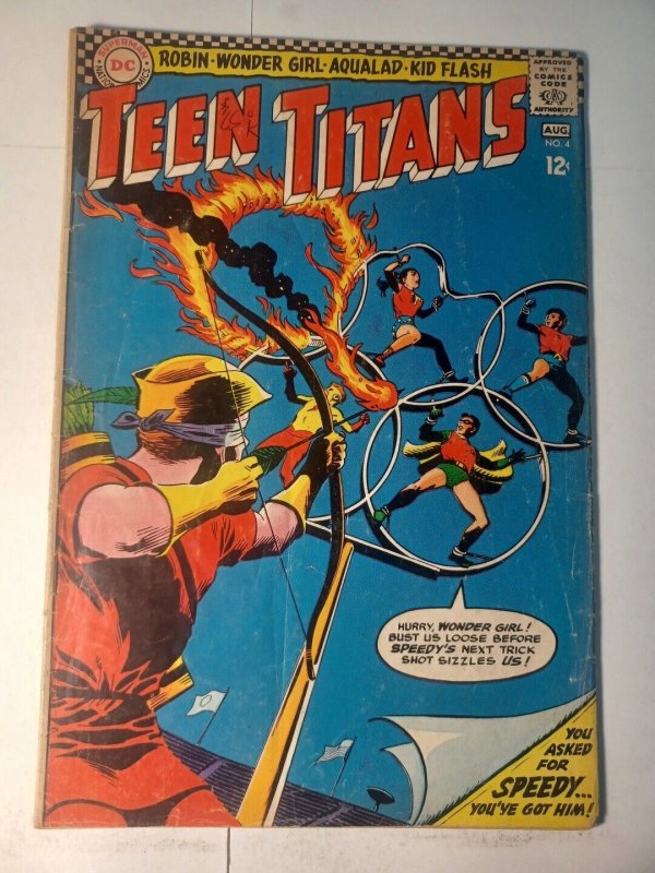 Teen Titans #4 VG Speedy Joins DC Comics c269