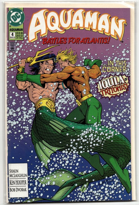 Aquaman #4 (1992) Aquaman