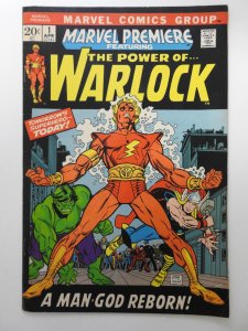 Marvel Premiere #1 (1972) Man-God Reborn!  Beautiful Fine Condition!