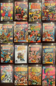 Lot of 16 Comics (See Description) Justice League, Iron Man, Ka Zar, Guy Gard...