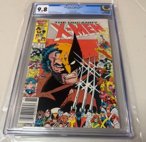 Uncanny X-Men # 211 CGC Graded 9.8 Marvel Comic Book Newsstand Variant 1986 JH30