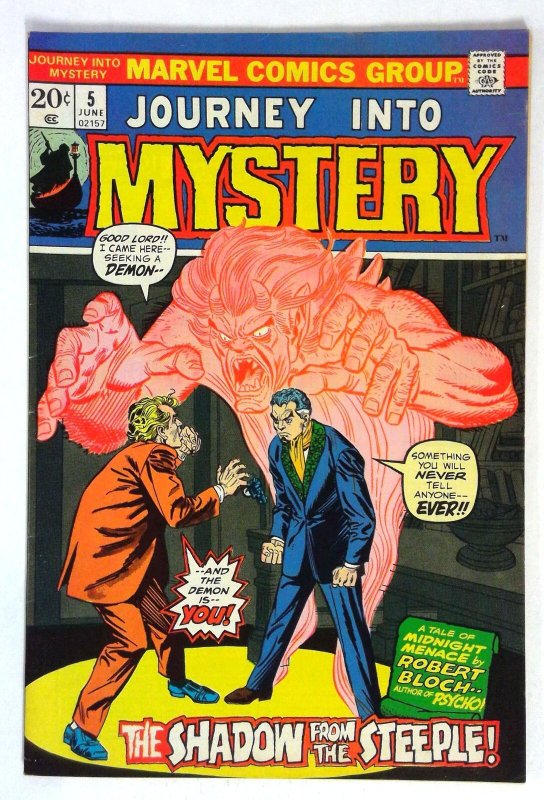 Journey into Mystery #5 Demon Robert Bloch Marvel (1973) VF