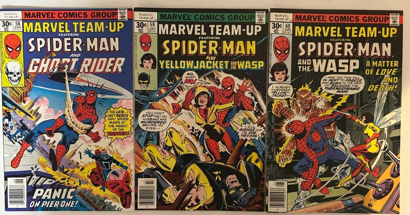 *Marvel Team-Up 55-60 6 vf to nm bks; Byrne