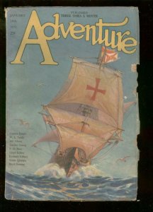 ADVENTURE PULP-JAN 20 1922-WC TUTTLE-CAPTAIN DINGLE-RAR G